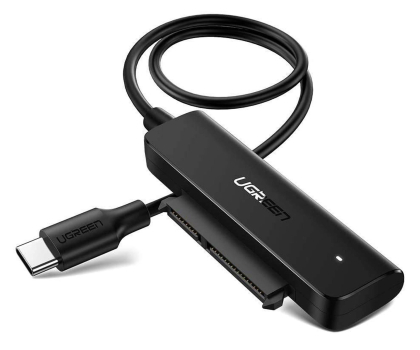 Akcesoria do dysków UGREEN Adapter 	AV144 USB-C 3.0 do dysku SATA 2.5" 50cm czarny